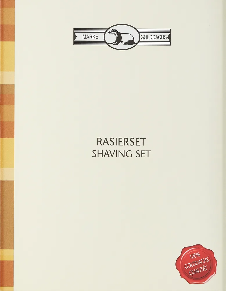 Набор для бритья Golddachs Synthetic Hair Safety Razor Polymer Black Chrome помазок из синтетического ворса станок безопасного типа и подставка черный полимер и хром