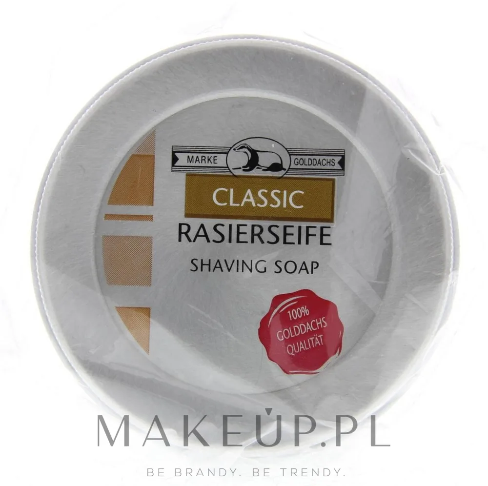 Мыло для бритья Golddachs Shaving Soap Classic Travel в металлической банке, 60 г