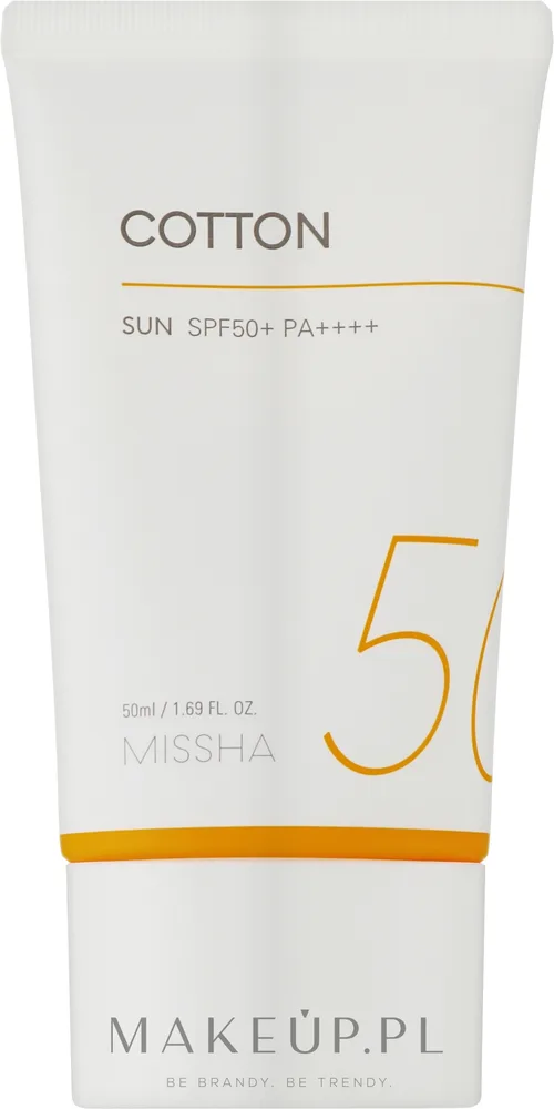 Крем солнцезащитный для лица и тела Missha Cotton Sun SPF50+ 50 мл