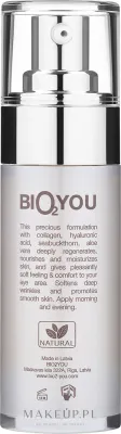 Сыворотка для области вокруг глаз Bio2You Natural Anti-Ageing с коллагеном гиалуроновой кислотой и маслом облепихи для зрелой кожи 30 мл