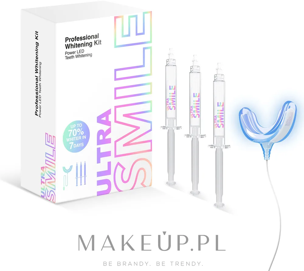 Набор SwissWhite Ultrasmile Professional прибор гель 3 x 3 мл и шкала оттенков для осветления зубов