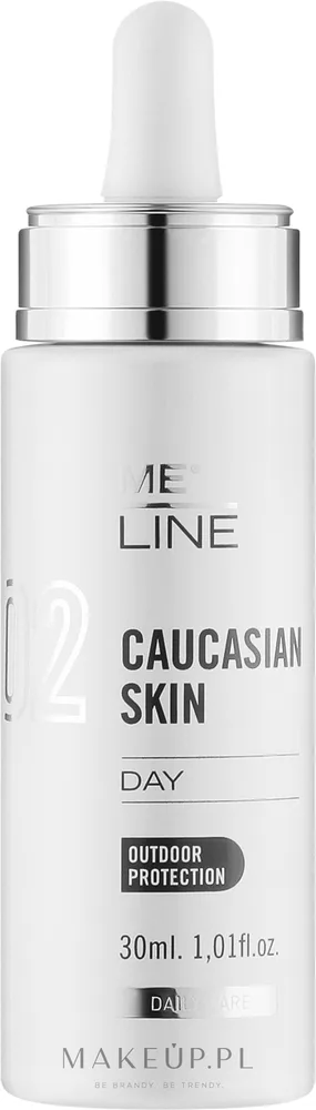 Дневная осветляющая сыворотка для лица Me Line 02 Caucasian Skin с кислотами и глутатионом 30 мл