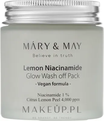 Mary & May Lemon Niacinamide Glow Wash Off Pack — очищающая маска для лица с ниацинамидом