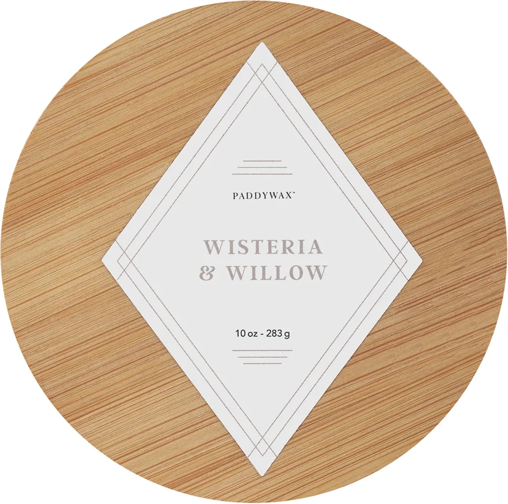 Paddywax Sonora Wisteria & Willow / Свеча в бетоне, глициния и белые цветы