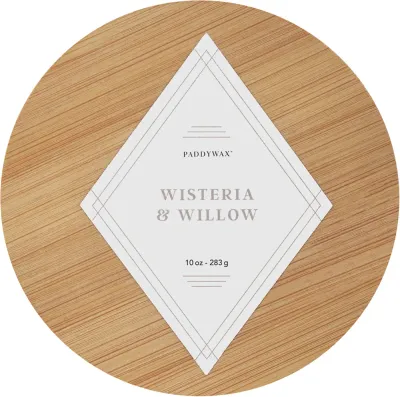 Paddywax Sonora Wisteria & Willow / Свеча в бетоне, глициния и белые цветы