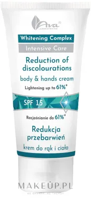 Крем для рук и тела AVA Laboratorium Whitening Complex SPF 15 100 мл