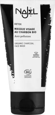 Najel Detox Organix Charcoal Face Mask — детокс-маска для лица с углём, 75 мл