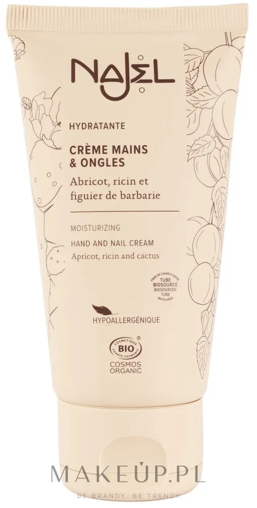Крем для рук и ногтей Najel Moisturizing с абрикосовым маслом и оливой 75 мл