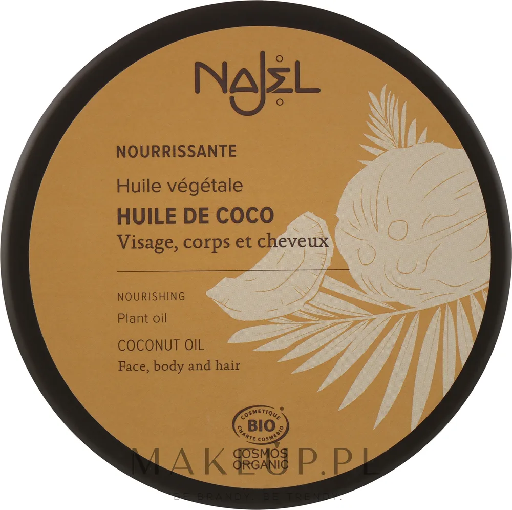 Кокосовое масло для лица, тела и волос Najel Nourishing Coconut Oil
