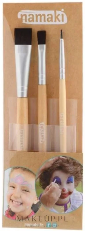 Набор кистей для детского аквагрима Namaki Make-up Brushes Set 3 шт