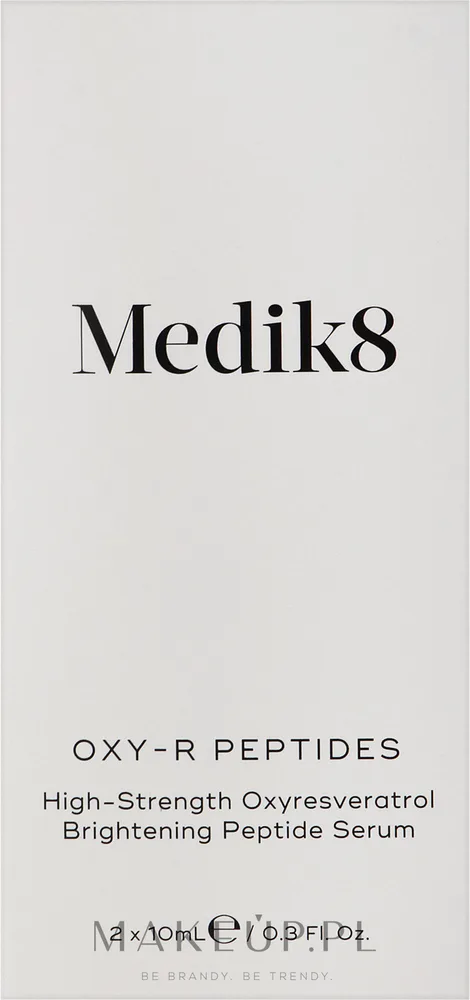 Сыворотка для лица Medik8 Oxy-R Peptides от пигментации осветляющая пептидная 2×10 мл