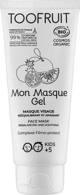 Toofruit Orange Mint Gel Face Mask — гелевая маска для лица с апельсином и мятой, 100 мл