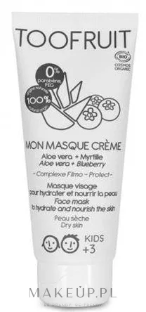 Toofruit Aloe & Blueberry Face Cream-Mask — кремовая маска для лица с алоэ и черникой, 100 мл