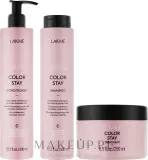 Набор для окрашенных волос Lakme Teknia Color Stay шампунь маска и кондиционер с растительными экстрактами 300+250+300 мл — фото 2