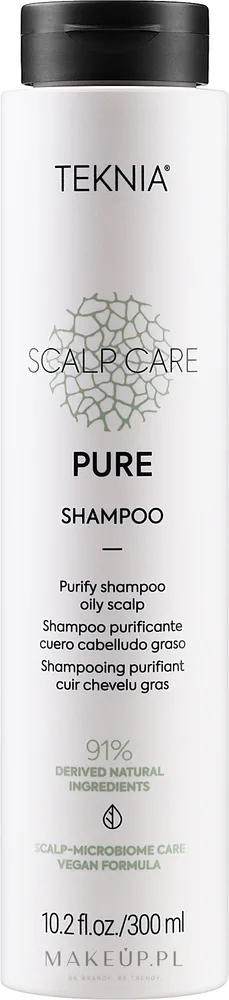 Мицеллярный шампунь Lakme Scalp Care Pure для жирной кожи головы, с маслом авокадо и алоэ, 300 мл