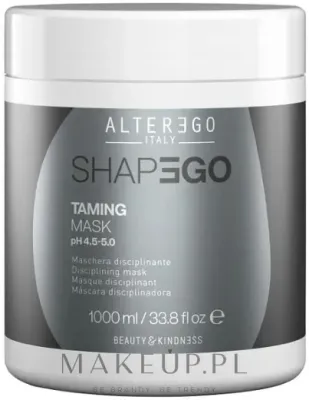 Alter Ego Italy Alter Ego Shapego Taming Mask - Маска для волос Alter Ego Shapego Taming Mask разглаживающая, для непослушных и пушащихся волос, 1000 мл