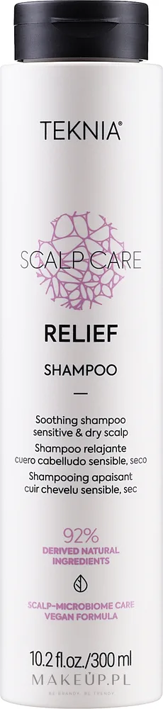 Мицеллярный шампунь Lakme Scalp Care Relief для чувствительной и сухой кожи головы, без сульфатов, 300 мл