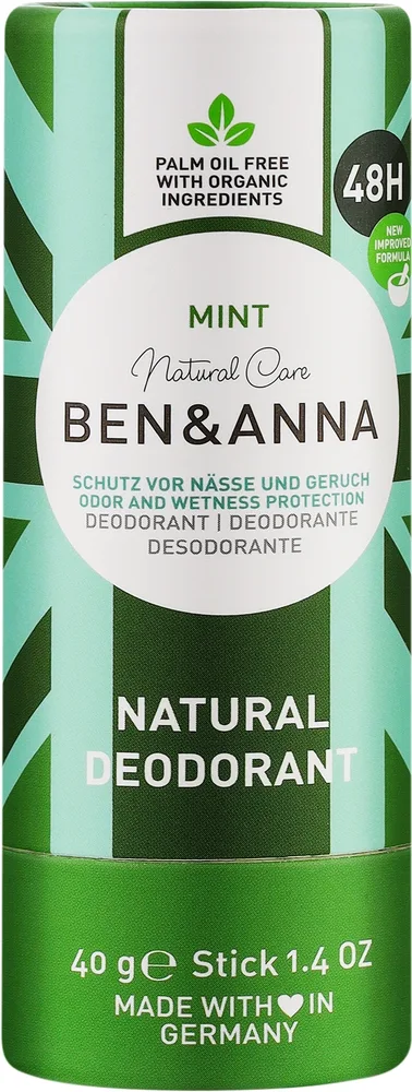 Натуральный дезодорант-стик Ben & Anna Mint