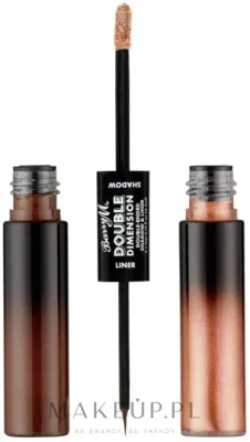 Barry M Double Dimension Double Ended двусторонние жидкие тени и подводка для век с аппликаторами, веганская формула 4.5 мл