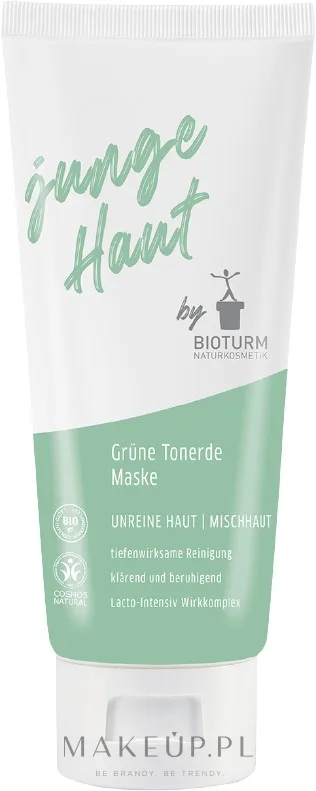 Bioturm Young Skin Green Clay Mask — маска для лица с зелёной глиной, 100 мл
