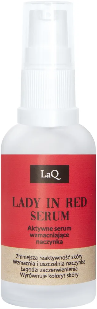 Сыворотка для лица LaQ Lady In Red укрепляющая сосуды от покраснений с ниацинамидом 30 мл