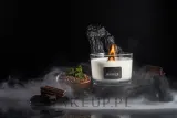 MARÊVE Chocolate Mousse / Соевая свеча в стекле, шоколад, деревянный фитиль, 200 мл — фото 7
