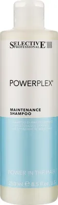 Шампунь для тонких волос Selective Professional Powerplex Maintenance с пантенолом и маслом жожоба, 250 мл