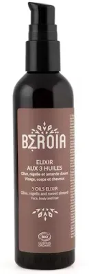 Масло для тела и лица Beroia Three Oil Elixir с оливой миндалем и чёрным тмином 80 мл