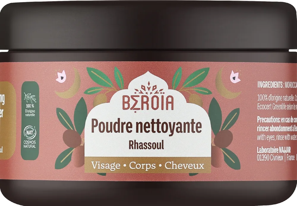 Beroia Rhassul Powder — маска для лица с марокканской глиной рассул, 150 г