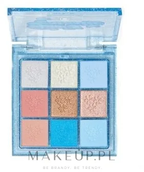 Палетка теней для век BH Cosmetics Totally 2000's 9 Color Shadow Palette 9 оттенков, оттенок Blue Fur