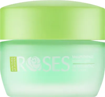Крем-гель для лица Nature of Agiva Roses с витамином C увлажняющий 50 мл