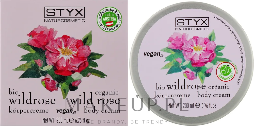 Крем для тела Styx Naturcosmetic Bio Wild Rose с дикой розой 50 мл или