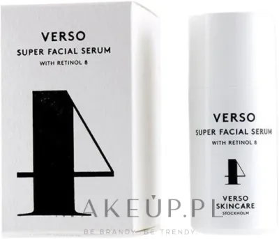 Сыворотка для лица Verso Super Facial с ретинолом Retinol 8 антивозрастная 30 мл