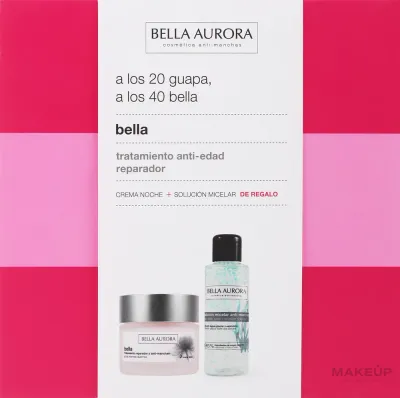 Набор Bella Aurora Bella Night ночной крем и мицеллярная вода с пептидом и пионом 50+100 мл