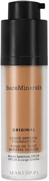 Тональный флюид Bare Minerals Liquid Foundation минеральный сияющий веганский, 30 мл/ Бэйр Минералс, оттенок 23 - Medium Dark