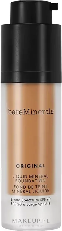 Тональный флюид Bare Minerals Liquid Foundation минеральный сияющий веганский, 30 мл/ Бэйр Минералс, оттенок 24 - Neutral Dark