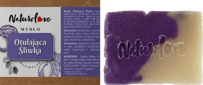 Натуральное мыло Naturolove с оливковым маслом и сливой, 90 г