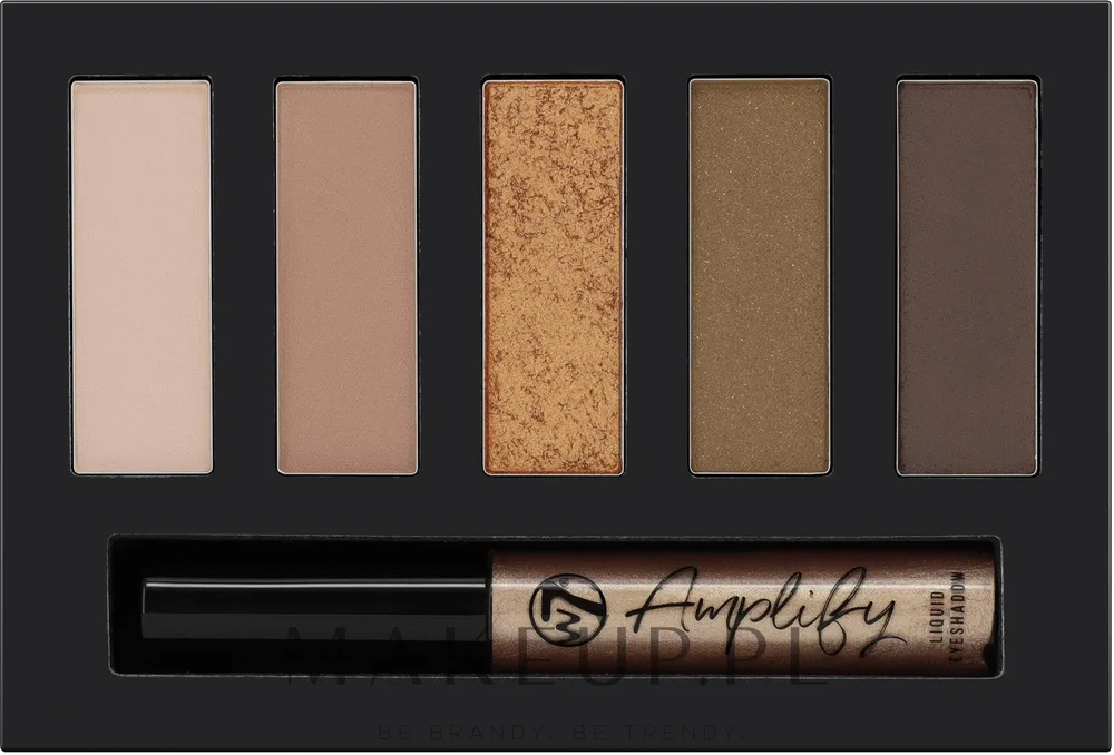 Палетка теней для век W7 Amplify Pressed Pigment Palette с жидкими тенями, оттенок Power Trip