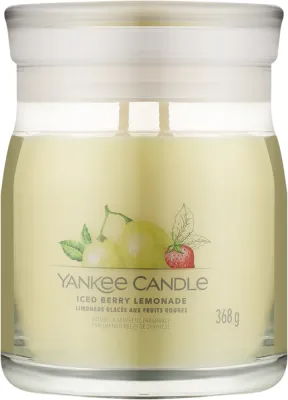 Yankee Candle Iced Berry Lemonade / Свеча в банке, ягоды, лимонад и ваниль, 368 г