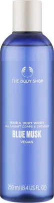 Гель для душа и волос The Body Shop Blue Musk Vegan, 250 мл