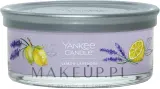 Yankee Candle Lemon Lavender Tumbler / Свеча в стекле, лимон, лаванда и ваниль, 5 фитилей, 340 г — фото 1