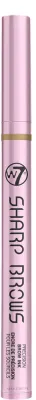 Карандаш для бровей W7 Sharp Brows Precision Eyebrow Ink Pen с ультратонким аппликатором, стойкий, 1,5 мл