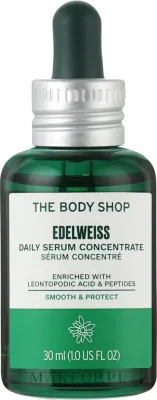 Сыворотка-концентрат для лица The Body Shop Edelweiss с эдельвейсом ежедневная