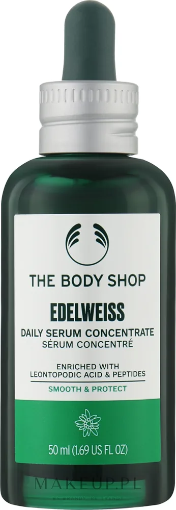 Сыворотка-концентрат для лица The Body Shop Edelweiss с эдельвейсом ежедневная
