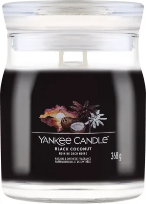 Yankee Candle Black Coconut / Свеча в банке, кокос, ананас и мускус, 2 фитиля