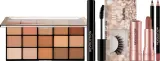 Набор для макияжа Makeup Revolution Nude Glam палетка теней помада тушь карандаши и ресницы веганский — фото 2