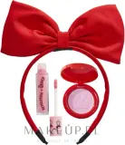 Набор для макияжа Makeup Revolution The Grinch Whoville тинт для губ и щек румяна и повязка 3.2 мл+2 г — фото 2