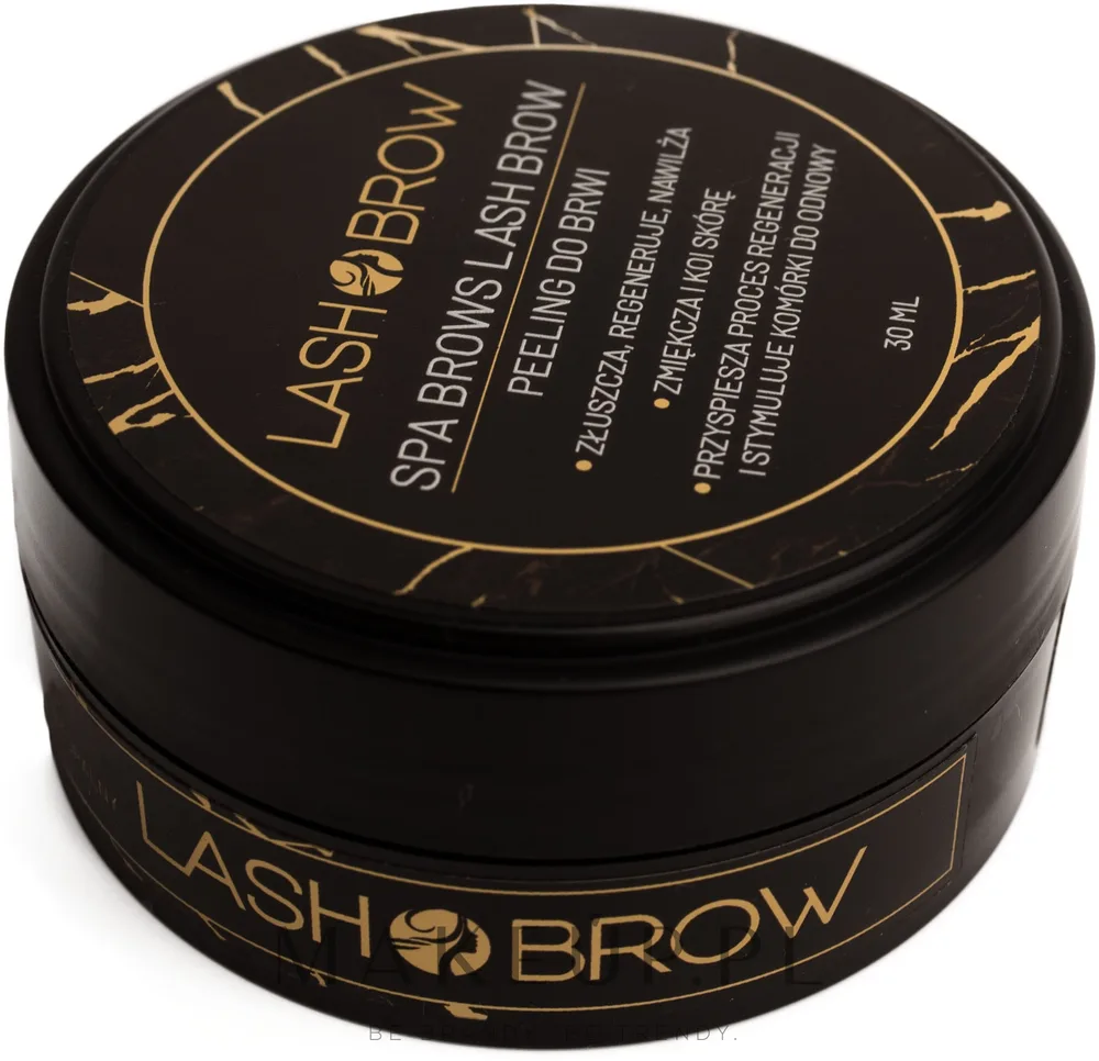 Пилинг для бровей Lash Brow Spa Brows с кофе, кокосом и маслом ши, 30 мл, Польша