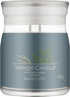 Ароматическая свеча Yankee Candle Bayside Cedar / Прибрежный кедр в банке, 2 фитиля