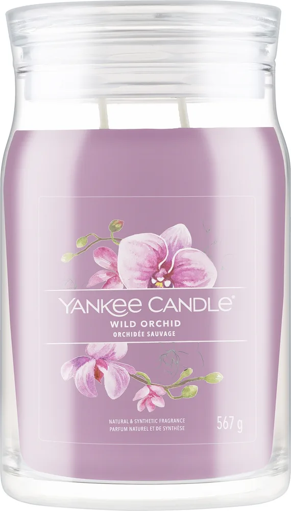 Ароматическая свеча Yankee Candle Wild Orchid / Дикая орхидея в банке, 2 фитиля